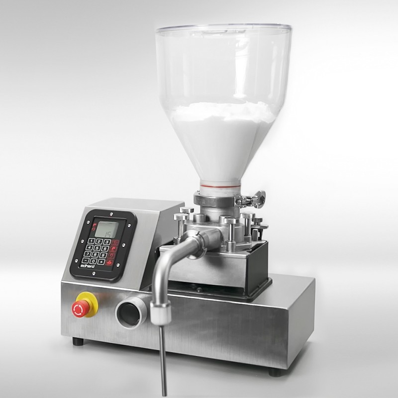 Edhard Cream Filler, Full System with 6 Qt Plastic Hopper, 120V