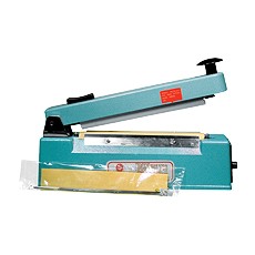 Midwest Pacific Impulse Bag Heat Sealer with Cutter, 8" Seal Length