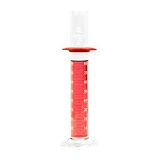 Cylinder, Graduated Glass Type 1 Class A, Dual Scale, 10 mL