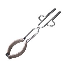 Beaker Tongs with Fiberglass Covered Jaws, 13"