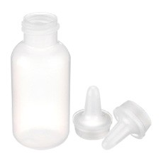 Plastikflasche mit Tropfer, transparent, 1 oz/30 ml