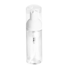 Plastic Bottle with Foamer Pump, Clear, 1.7 oz/50 mL