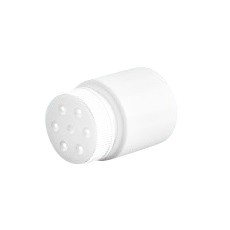 Plastic Bottle with Sifter Cap, White, 1 oz/30 mL