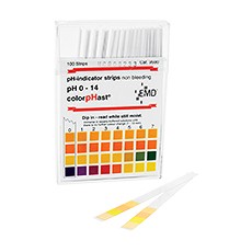pH Paper Strips, pH 0 to 14